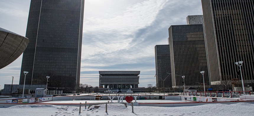 The Empire State Plaza, built during the 1960s and 1970s, was Albany’s last major construction project. The city hasn’t seen similarly large investments since then.