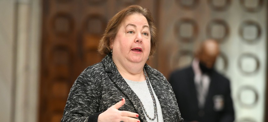 State Sen. Liz Krueger unsuccessfully fought against attempts to relax educational standards for religious schools.